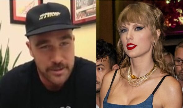 WATCH: Travis Kelce Teary-Eyed Gives Girlfriend Taylor Swift a Shoutout ” Thankful for coming into my life”...