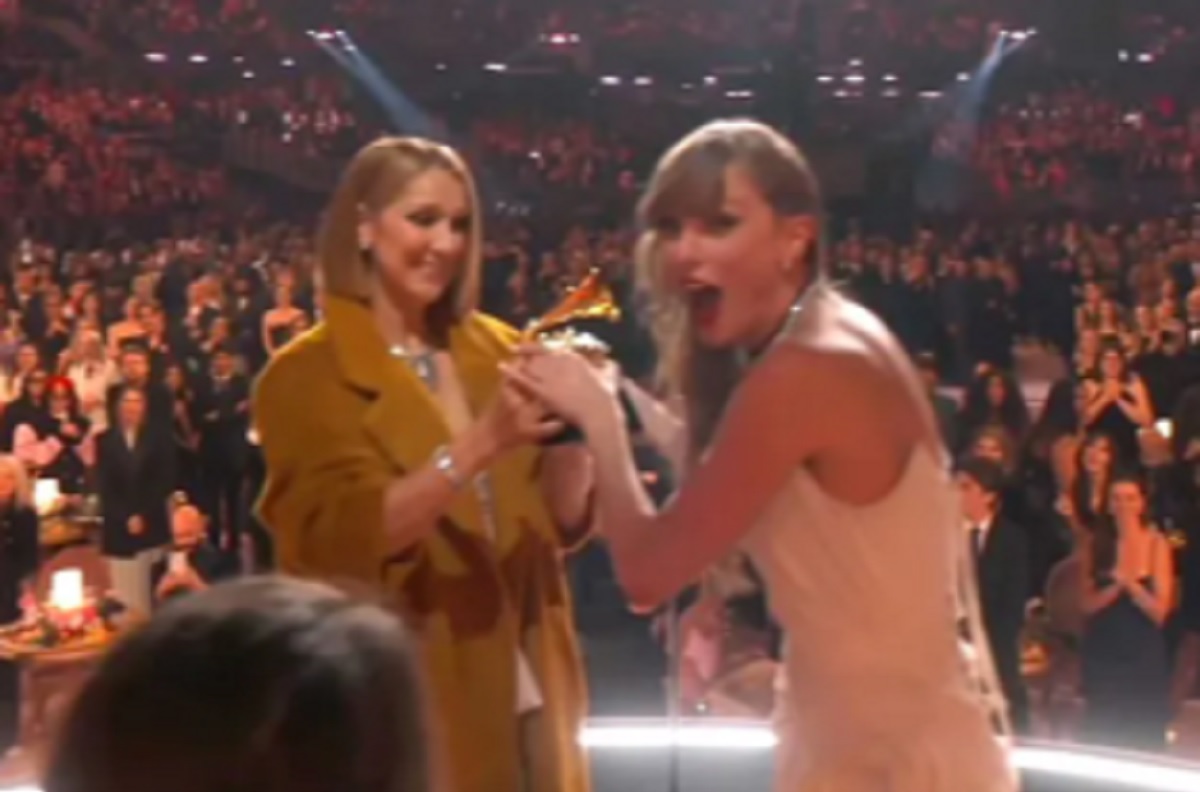 Taylor Swift caught a little backlash with "Celine Dion" after her Album of the Year win at the Grammy Awards.my Awards Viewers Question If Taylor Swift Snubbed Celine Dion After Album Of The Year Win