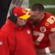 Furious Travis Kelce shoves Chiefs coach Andy Reid and throws his helmet in shocking Super Bowl