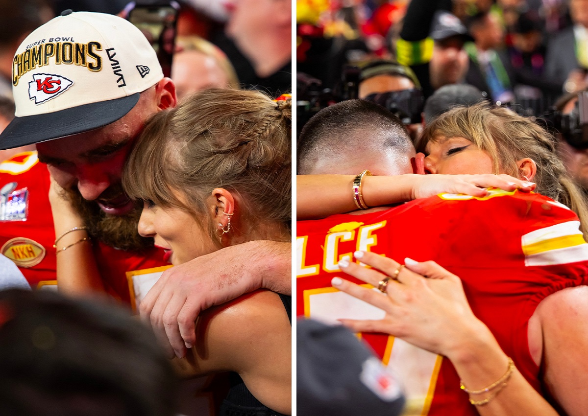 Travis Kelce said these three words to Taylor Swift after winning the Super Bowl