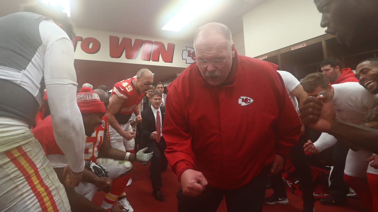 That Joyous Moment Andy Ried Danced Like never before, Chiefs Locker Room 64% off