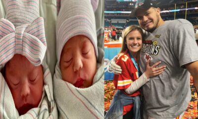 Super Bowl Babies; Kansas City Chiefs Nick and wife welcomed twins babies....