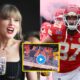 [WATCH] Some Super Bowl viewers were angered as Taylor Swift was seen chugging a beer on live television calling her a ‘sh**t role model’ for younger fans watching at home another viewer made fun of her “I can only hope it was followed by a good belch”