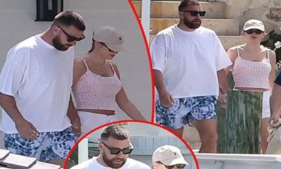 Breaking News : Taylor Swift looks loved-up with Travis Kelce as casually-clad pair hold hands on scenic stroll during Bahamas break.