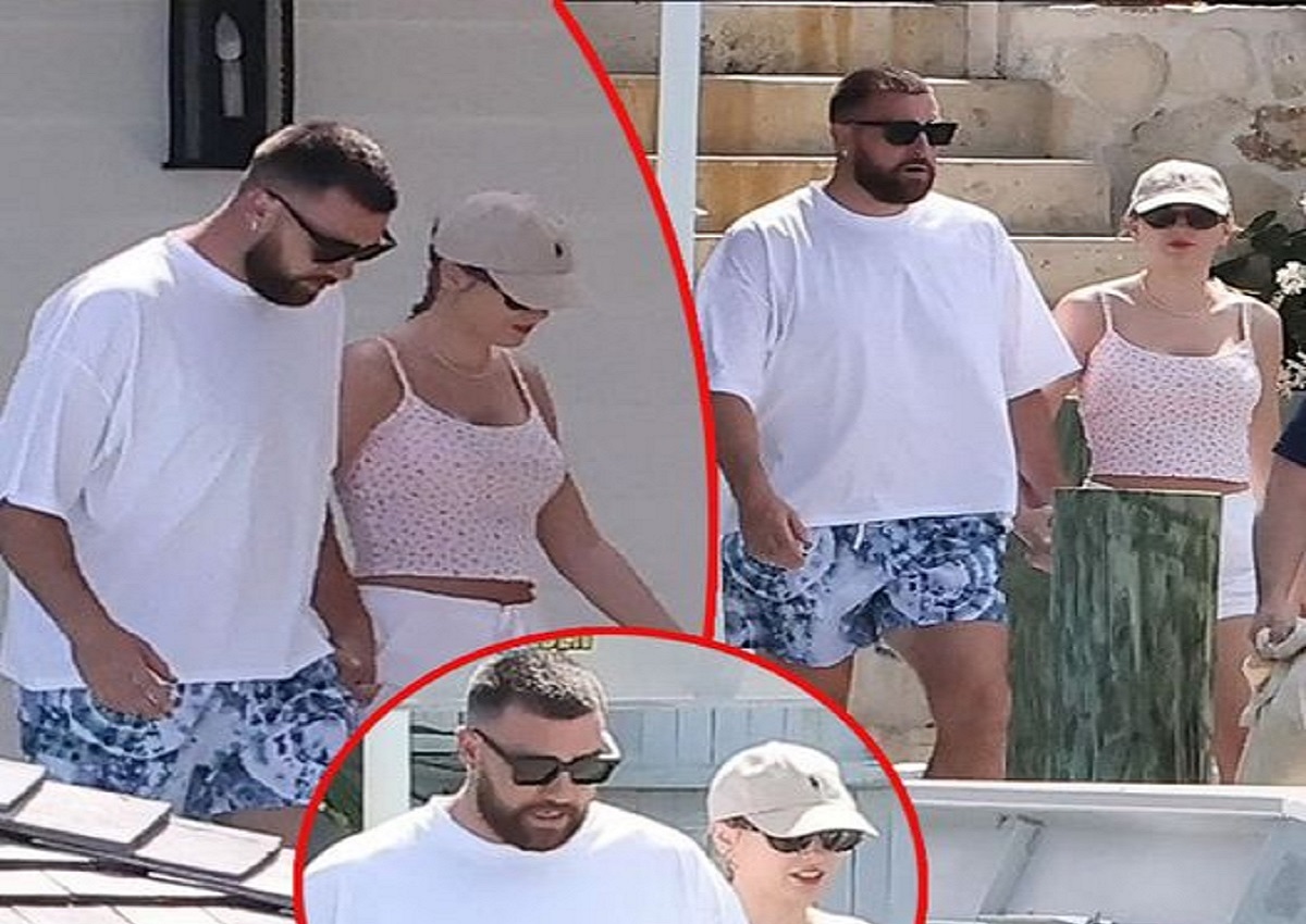 Breaking News : Taylor Swift looks loved-up with Travis Kelce as casually-clad pair hold hands on scenic stroll during Bahamas break.