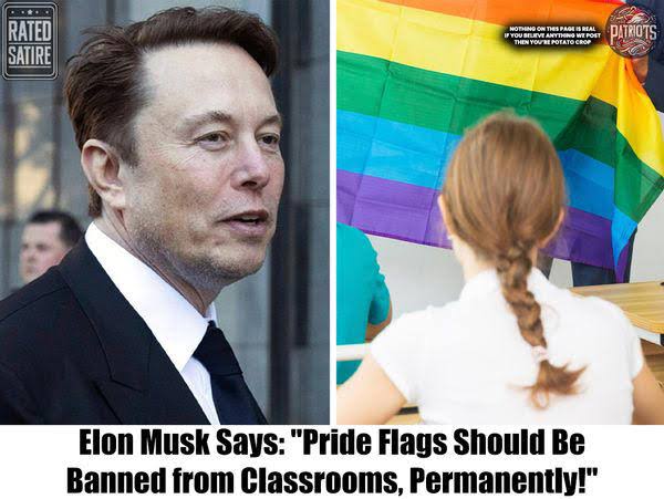 Elon Musk has once again stirred up public debate with his recent statement asserting that ” pride flags should be banned from classrooms, permanently! and further he warned those… see more