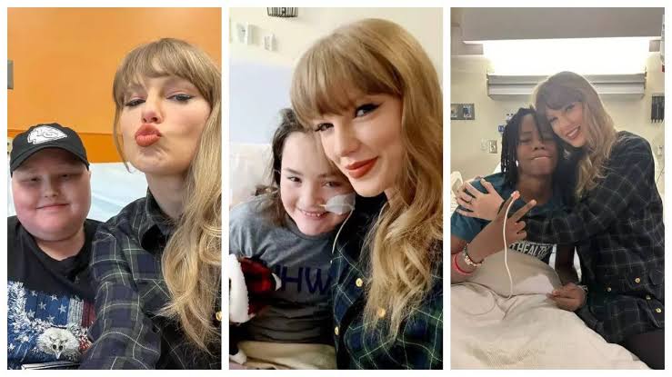 Pop megastar Taylor Swift reportedly made a surprise appearance on Thursday at Children's Mercy Hospital in Kansas City, Missouri