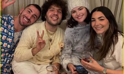 Breaking : Selena Gomez and Benny Blanco Spend First Christmas as Engaged Couple at Hanukkah Party in New York City...