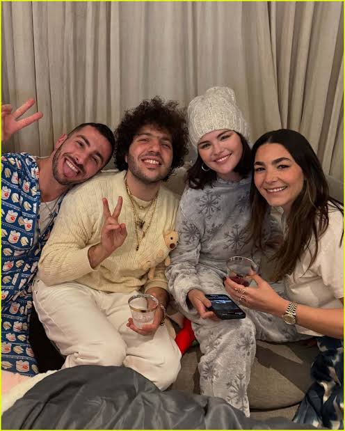 Breaking : Selena Gomez and Benny Blanco Spend First Christmas as Engaged Couple at Hanukkah Party in New York City...