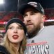 Taylor Swift and Travis Kelce celebrate Super Bowl qualification with a kiss