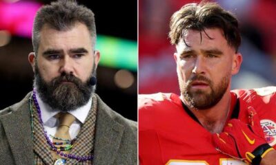 Jason Kelce Laments His Thinning Hair and Says He 'Can’t Believe'his Brother Travis Has Not 'Started Balding' Yet...