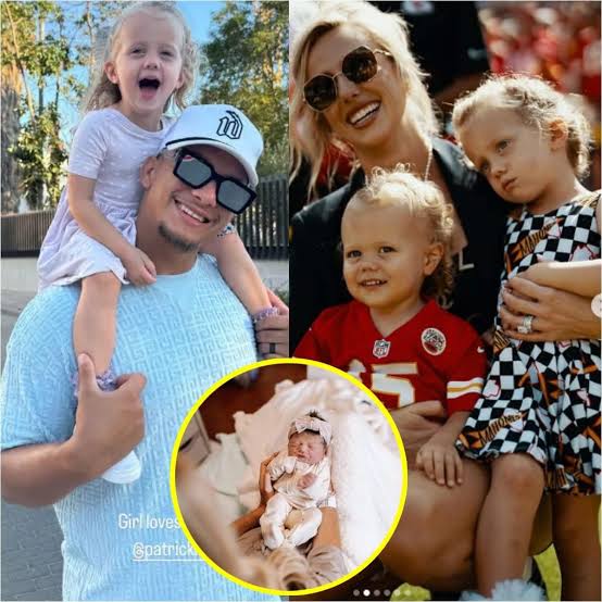 Meet Patrick and Brittany Mahomes’ three children: Sterling, Bronze and Golden...