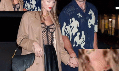 BREAKING: Fans are LOSING IT over a clue on Taylor's CHEST in viral pics from Taylor Swift and Travis Kelce's steamy 1587 Prime Steakhouse bash
