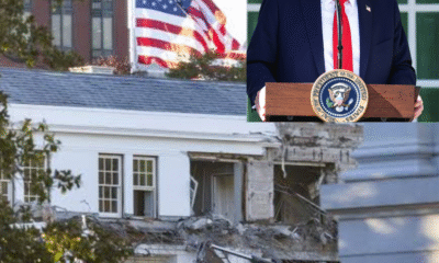 BREAKING NEWS: White House East Wing Demolished  for Trump’s $250M Ballroom: Real Destruction Sparks Anger, Hiding a Secret Underground Room for Rich Parties and Alien Technology