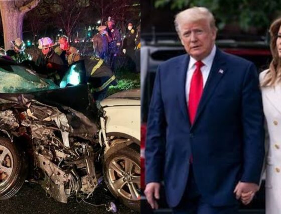 Washington, D.C. — U.S. President Donald J. Trump and his wife Melania Trump have just been involved in a serious car crash just miles away from the White House and have been Urgently Rushed to…see more