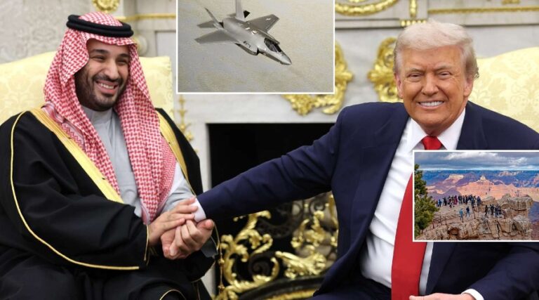 JUST IN: Trump BOASTS That “Saudi Is Going To Be Investing At Least $1 Trillion in the U.S., And That Number Could Go Higher,” Claiming He’s the Only President Who Could Make It Happen — Even As He Pushes To Sell America’s Most Advanced F-35s to Saudi Arabia, a Close Chinese Ally, Despite Fierce Military Objections… PLUS: The Grand Canyon Is Reportedly Being Negotiated to Be Sold to Saudi Arabia for a Mega-Resort Oasis — Turning American Icons Into International Bargaining Chips and Sparking a Nationwide Meltdown — “I Can’t Believe Trump Just Said This on Live TV… Read the Full Exclusive of What Happened.”