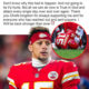 Shock. Silence. Fear. The NFL world froze as Kansas City Chiefs quarterback Patrick Mahomes collapsed on the field, a reported torn ACL ending a crushing playoff loss. The stadium’s roar died in an instant. Chiefs Kingdom—and the entire league—was left gasping, watching a leader, a warrior, one of football’s fiercest competitors, fall. Hours later, Mahomes spoke. Short. Sharp. Unshakable: “God’s plan is bigger than this moment. I appreciate all the love. I’ll attack this recovery the same way I attack everything—with faith, focus, and determination.” The words cut through the shock, a beacon of calm amid chaos. Social media exploded—teammates, former players, coaches, fans—all rallying, praying, reminding the world: setbacks do not define greatness; resilience does. Inside the locker room, silence gave way to unity. A team bound by one goal: fight for their quarterback. The season hangs in the balance, but one truth remains undeniable—Patrick Mahomes may be down, but he is far from finished.